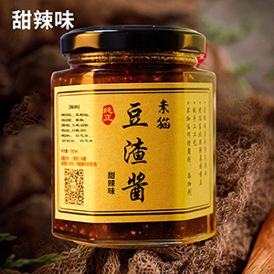 素猫豆渣酱（甜辣味）