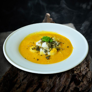 金瓜柠檬淮山煲