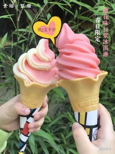 啥？竟无一滴牛奶？素猫樱花味豆浆冰淇淋来啦，一口品味春天的味道~